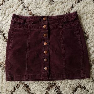 Vintage GAP corduroy mini skirt